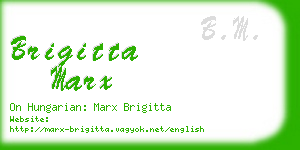 brigitta marx business card